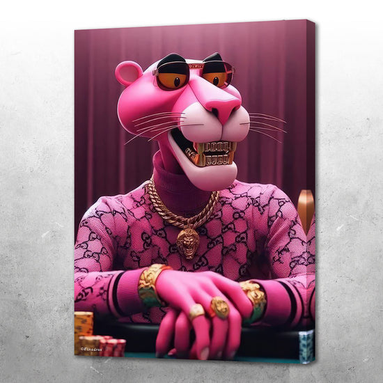 ICED OUT PINK PANTHER