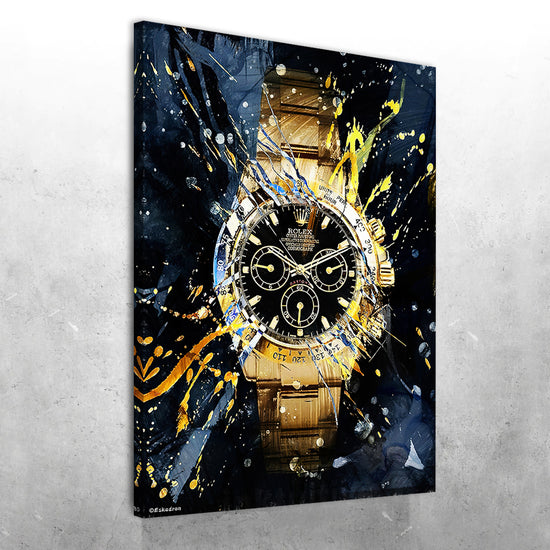 SPLASHED GOLD ROLEX DAYTONA