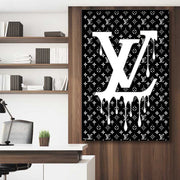 DRIPPY WHITE LV LOGO